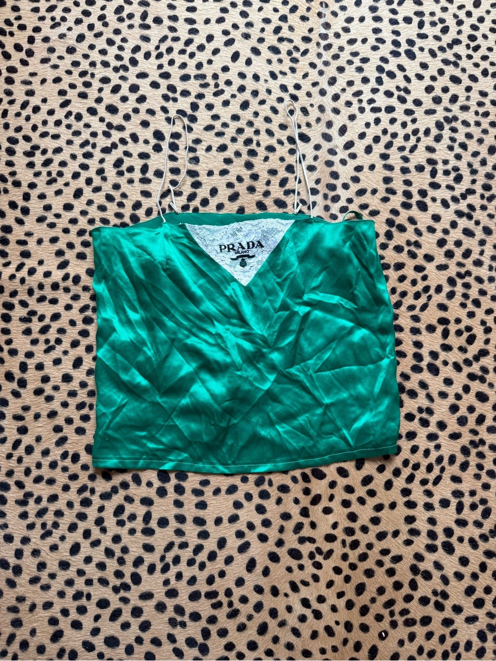 Prada Silk-Lace Cami Top- size 36